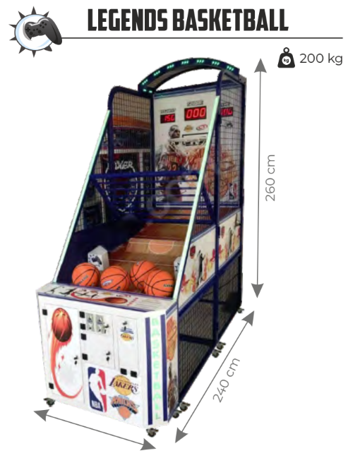 basketbol makinesi ölcüleri